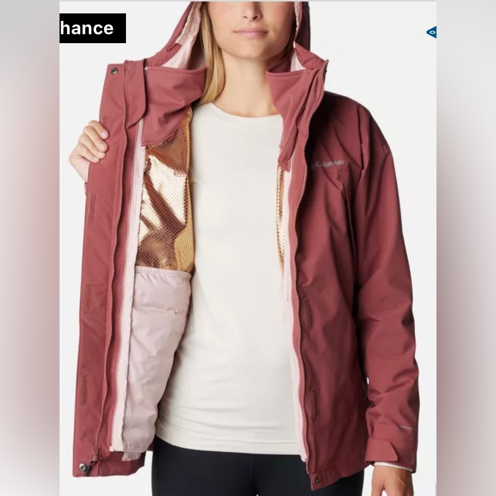 Columbia Women's Canyon Meadow Interchange 2pc Jacket Beetroot Small